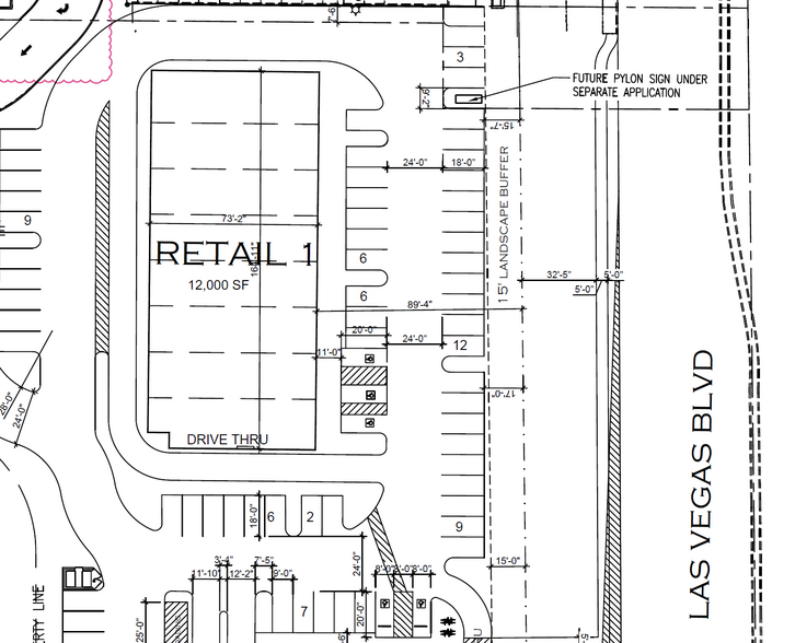 W Pebble Rd, Las Vegas, NV for lease - Site Plan - Image 3 of 4