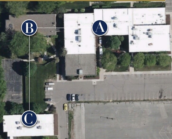 1110 Eldon Baker Dr, Flint, MI for lease - Aerial - Image 2 of 16