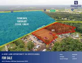 More details for 6612 S Roxbury Mill Rd, Spotsylvania, VA - Land for Sale