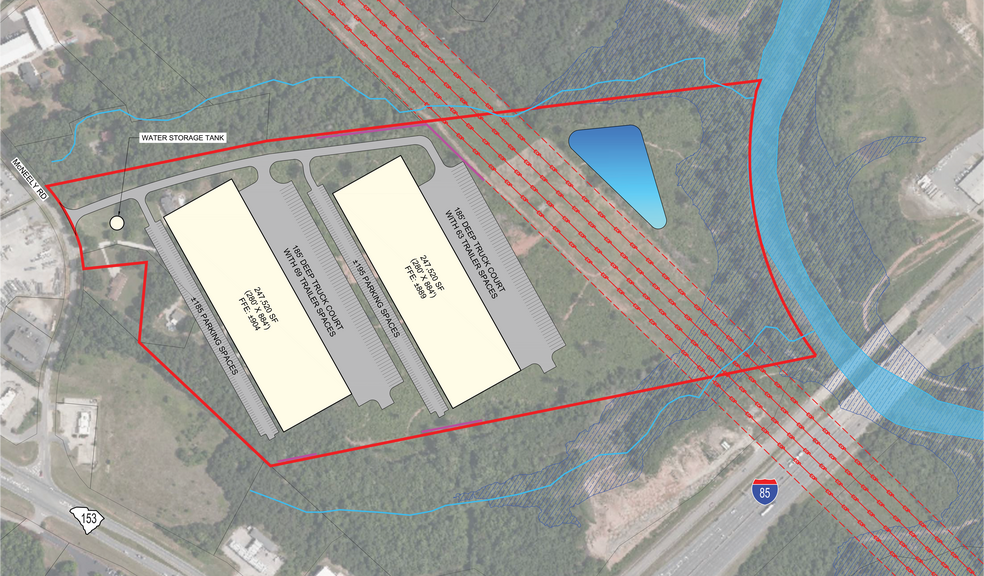 McNeely Rd, Piedmont, SC for lease - Site Plan - Image 2 of 3