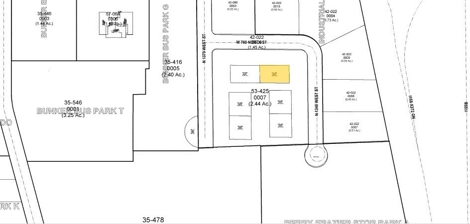1349 W 760 N, Orem, UT for lease - Plat Map - Image 2 of 12