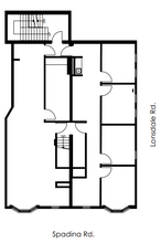 415-419 Spadina Rd, Toronto, ON for lease Floor Plan- Image 1 of 1