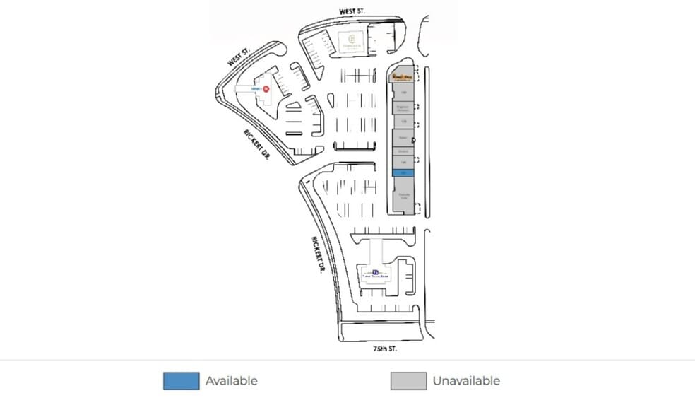 1292 S Rickert Dr, Naperville, IL for lease - Site Plan - Image 2 of 4