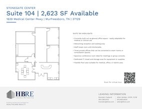 1639 Medical Center Pky, Murfreesboro, TN for lease Site Plan- Image 1 of 1