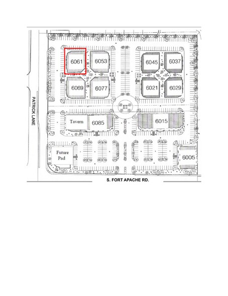 6037 S Fort Apache Rd, Las Vegas, NV for lease - Site Plan - Image 1 of 8