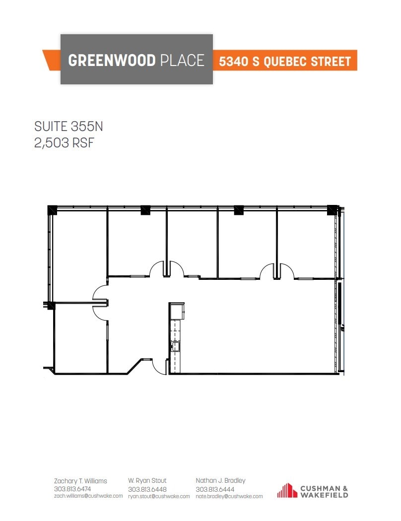 5340 S Quebec St, Greenwood Village, CO for lease Floor Plan- Image 1 of 1
