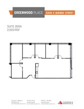 5340 S Quebec St, Greenwood Village, CO for lease Floor Plan- Image 1 of 1