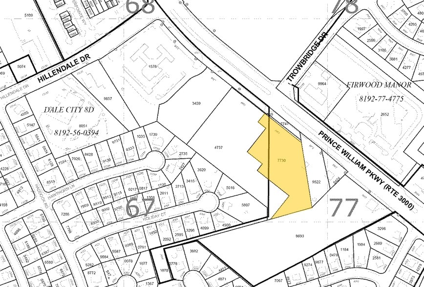 3985 Prince William Pky, Woodbridge, VA for lease - Plat Map - Image 2 of 10