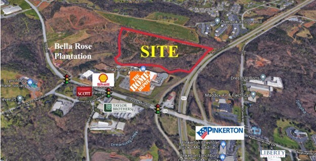 2000 Creek Side Dr, Lynchburg, VA for sale Aerial- Image 1 of 1