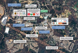 1918 N Dobys Bridge Rd, Fort Mill, SC - AERIAL  map view