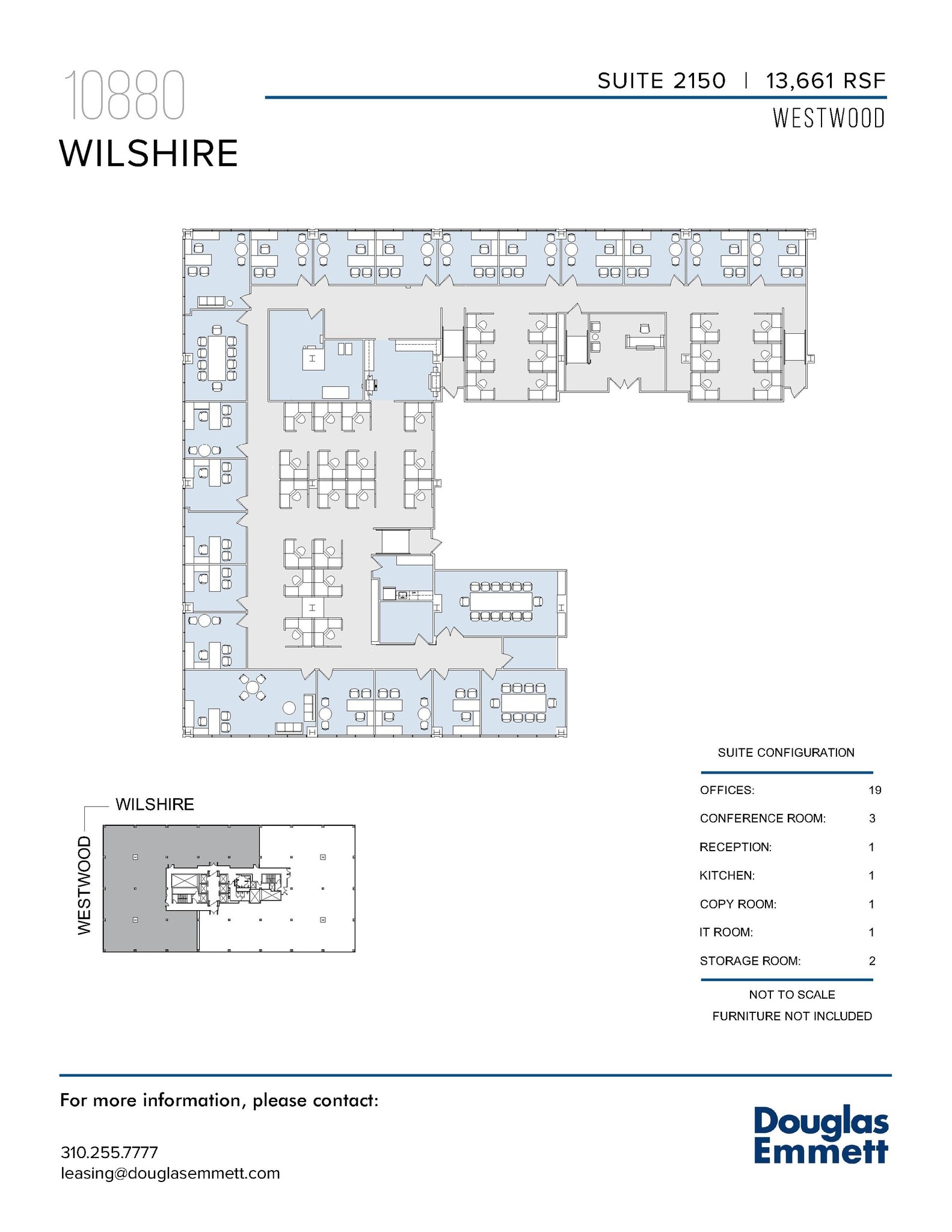 10880 Wilshire Blvd, Los Angeles, CA for lease Floor Plan- Image 1 of 1