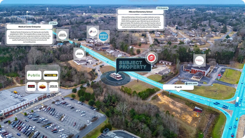 847 Boll Weevil Cir, Enterprise, AL for sale - Aerial - Image 1 of 1