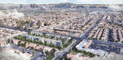 5545 S Jones Blvd, Las Vegas, NV - AERIAL map view