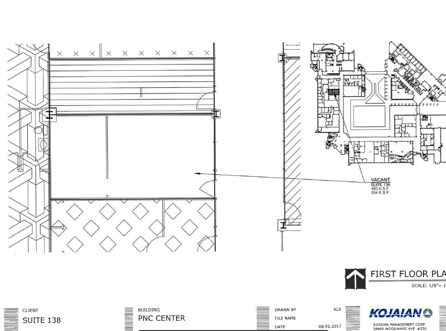 755 W Big Beaver Rd, Troy, MI for lease Floor Plan- Image 1 of 1