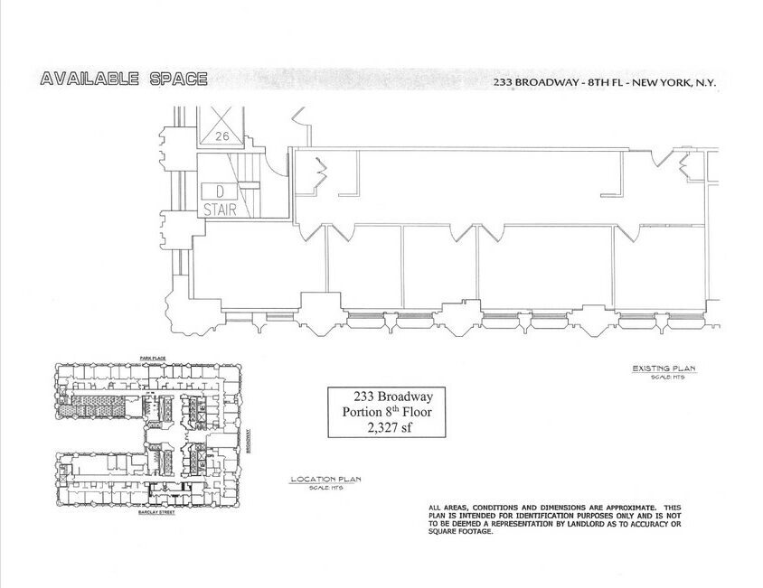 233 Broadway, New York, NY for lease Floor Plan- Image 1 of 1