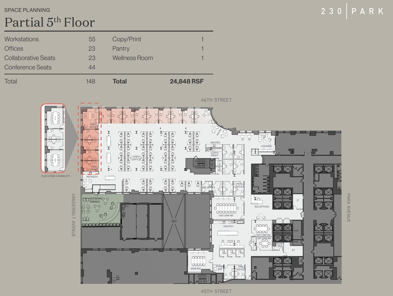 230 Park Ave, New York, NY for lease Floor Plan- Image 1 of 2