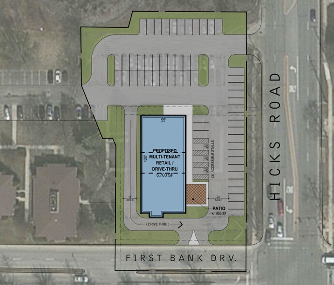 660 N Hicks Rd, Palatine, IL for sale - Site Plan - Image 1 of 2