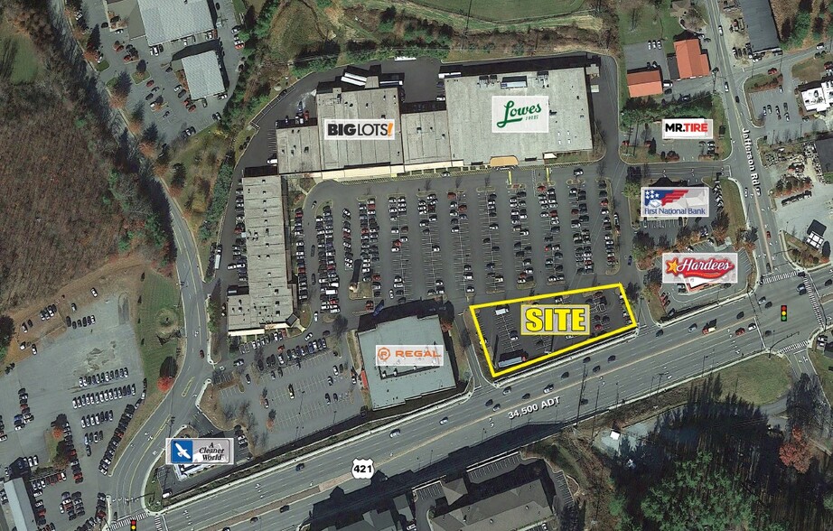 New Market Center, Boone, NC for lease - Aerial - Image 1 of 3