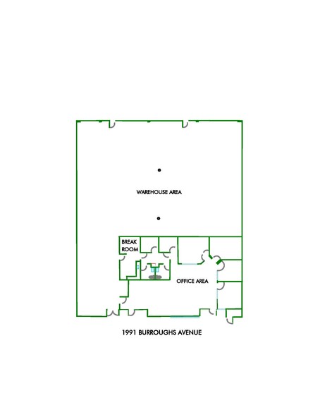 1989-1997 Burroughs Ave, San Leandro, CA for lease - Floor Plan - Image 3 of 5