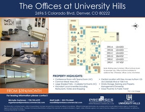 2696 S Colorado Blvd, Denver, CO for lease Floor Plan- Image 1 of 6