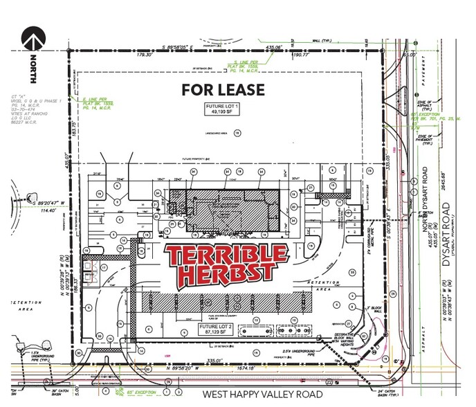 NWC Happy Valley Rd & Dysart Rd, Peoria, AZ for lease - Site Plan - Image 2 of 3
