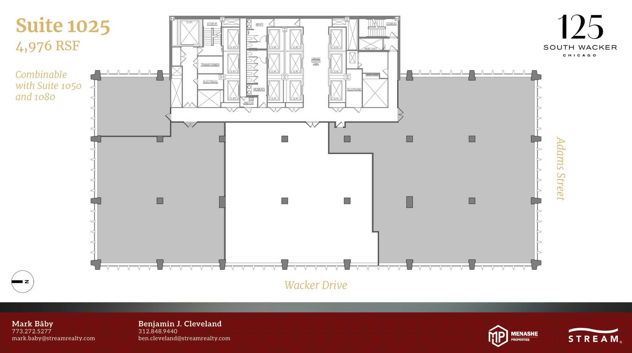 125 S Wacker Dr, Chicago, IL for lease Floor Plan- Image 1 of 1