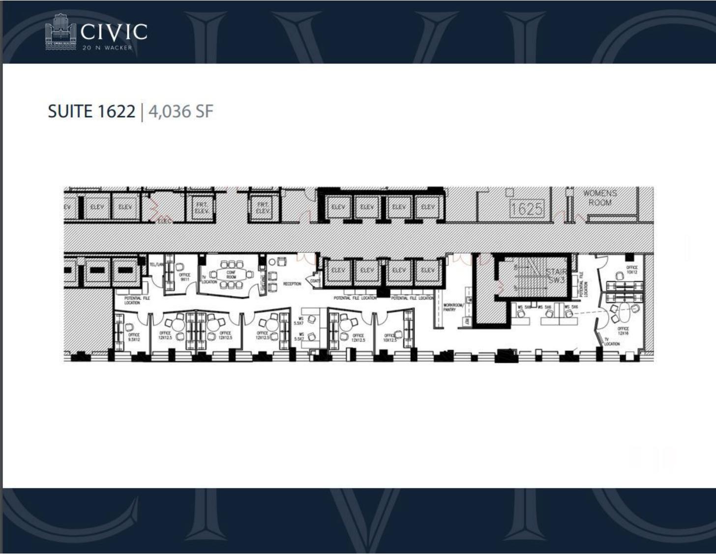 20 N Wacker Dr, Chicago, IL for lease Floor Plan- Image 1 of 1