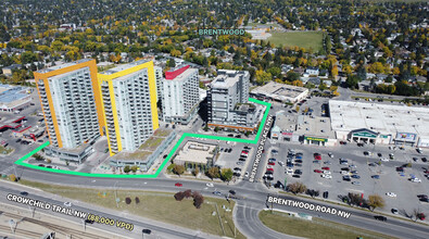 3630 Brentwood Blvd NW, Calgary, AB for lease Aerial- Image 2 of 2