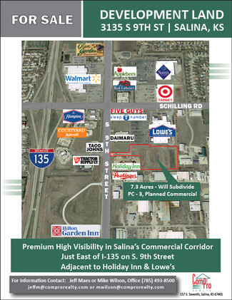 More details for 3125 S 9th St, Salina, KS - Land for Sale