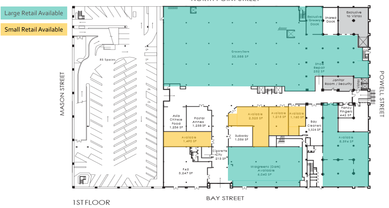 300 Bay St, San Francisco, CA for lease Floor Plan- Image 1 of 1