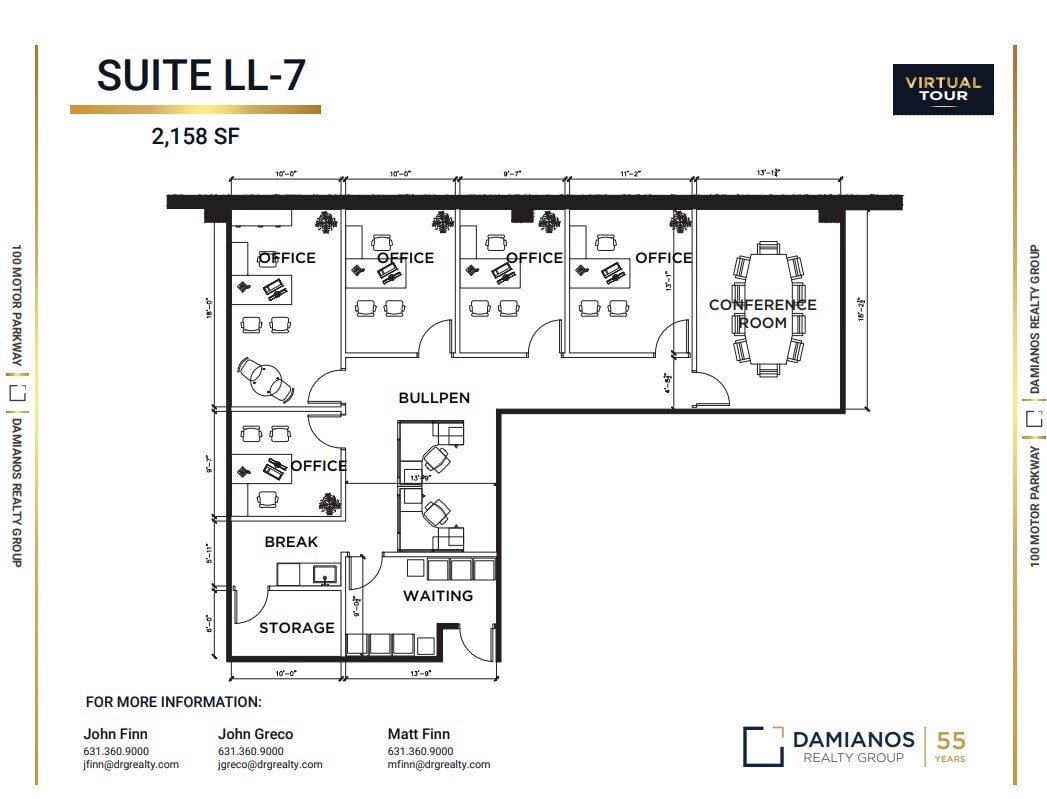 100 Motor Pkwy, Hauppauge, NY for lease Floor Plan- Image 1 of 1