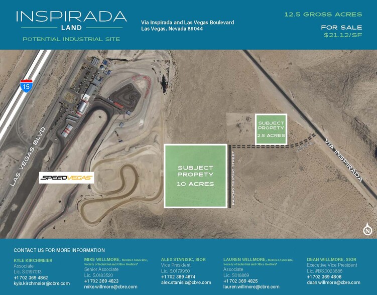 I-15 Fwy, Las Vegas, NV for sale - Aerial - Image 1 of 4