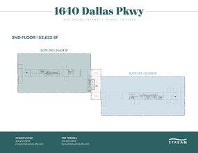 1640 Dallas Pky, Plano, TX for lease Floor Plan- Image 1 of 2