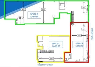 155 10th Ave, New York, NY for lease Floor Plan- Image 1 of 1