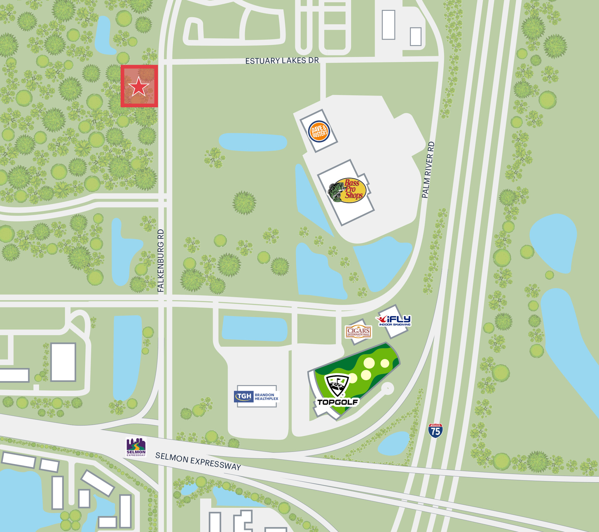 1305 S Falkenburg Rd, Tampa, FL for sale Site Plan- Image 1 of 2