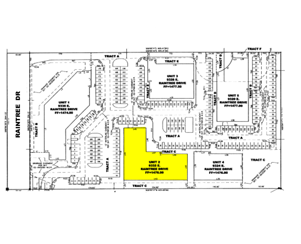 9332 E Raintree Dr, Scottsdale, AZ for lease Plat Map- Image 1 of 16