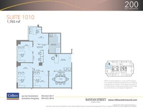 200 E Broward Blvd, Fort Lauderdale, FL for lease Floor Plan- Image 2 of 3