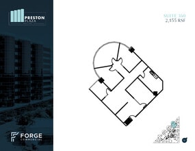 17950 Preston Rd, Dallas, TX for lease Floor Plan- Image 1 of 1