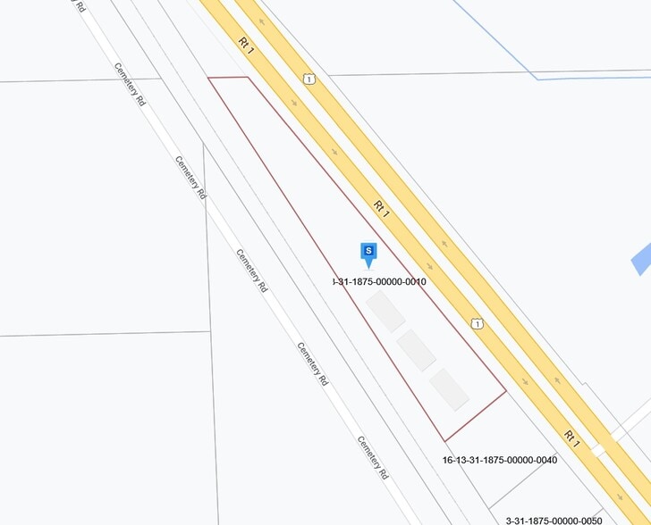 7500 S US Highway 1 S, Bunnell, FL for sale - Plat Map - Image 2 of 2