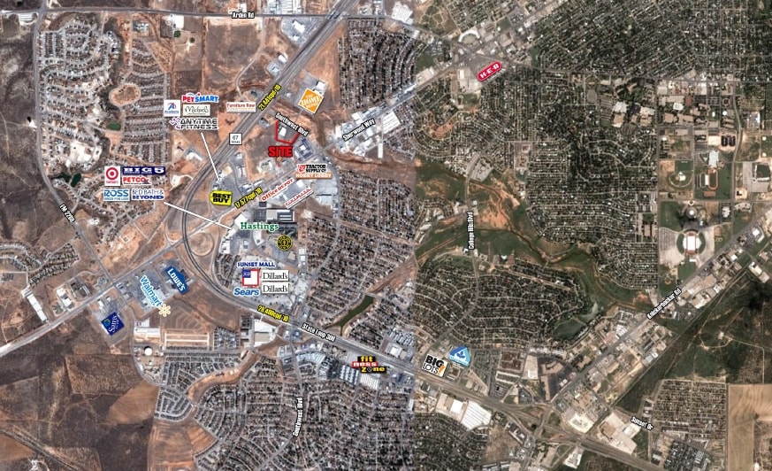 2545 Southwest Blvd, San Angelo, TX for sale - Aerial - Image 1 of 1