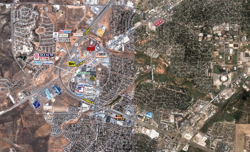 2545 Southwest Blvd, San Angelo, TX for sale Aerial- Image 1 of 1