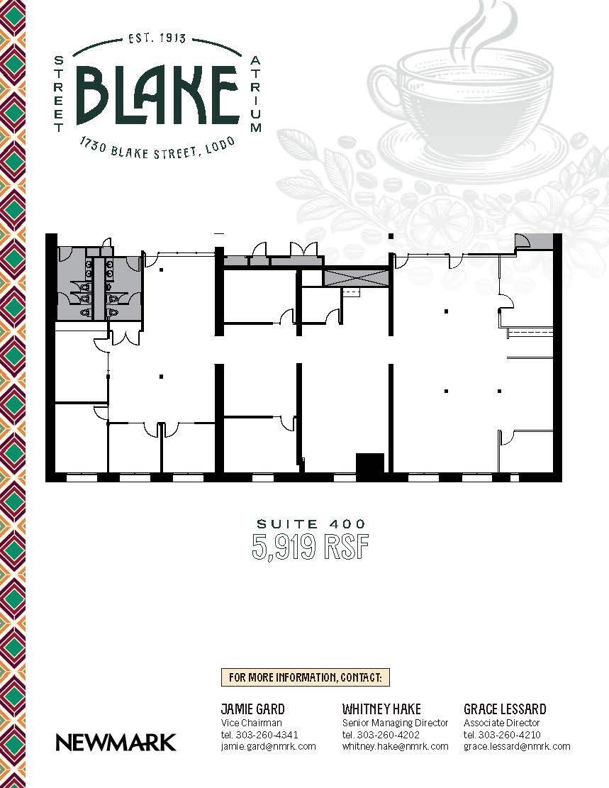 1730 Blake St, Denver, CO for lease Floor Plan- Image 1 of 1