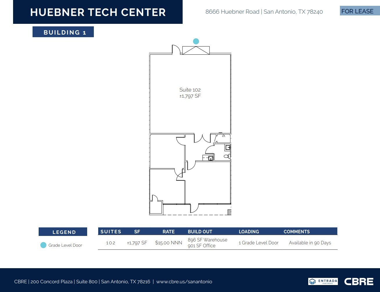 8666 Huebner Rd, San Antonio, TX for lease Floor Plan- Image 1 of 1