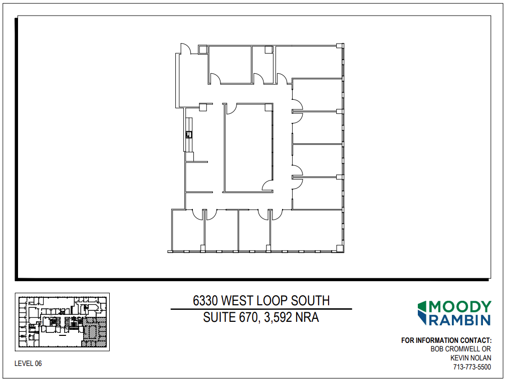 6330 West Loop S, Bellaire, TX for lease Floor Plan- Image 1 of 1