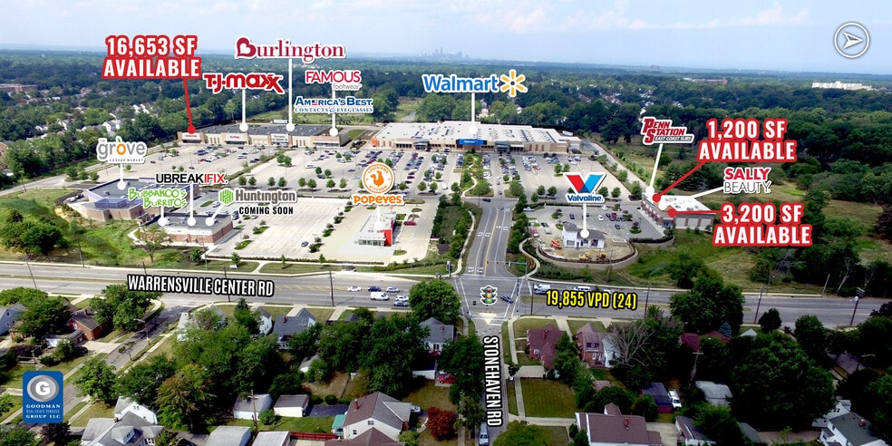 1868 Warrensville Center Rd, South Euclid, OH for lease - Aerial - Image 1 of 11