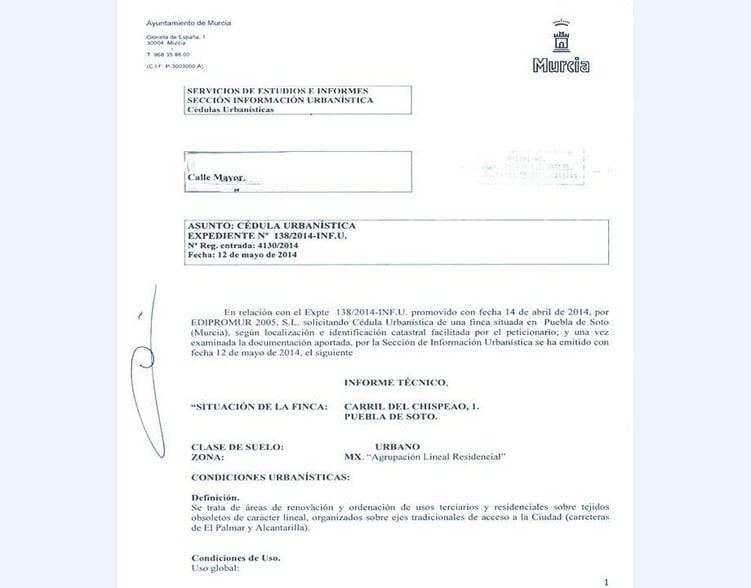 Carril del Chispeao, 1, Murcia, Murcia for sale - Building Photo - Image 1 of 6