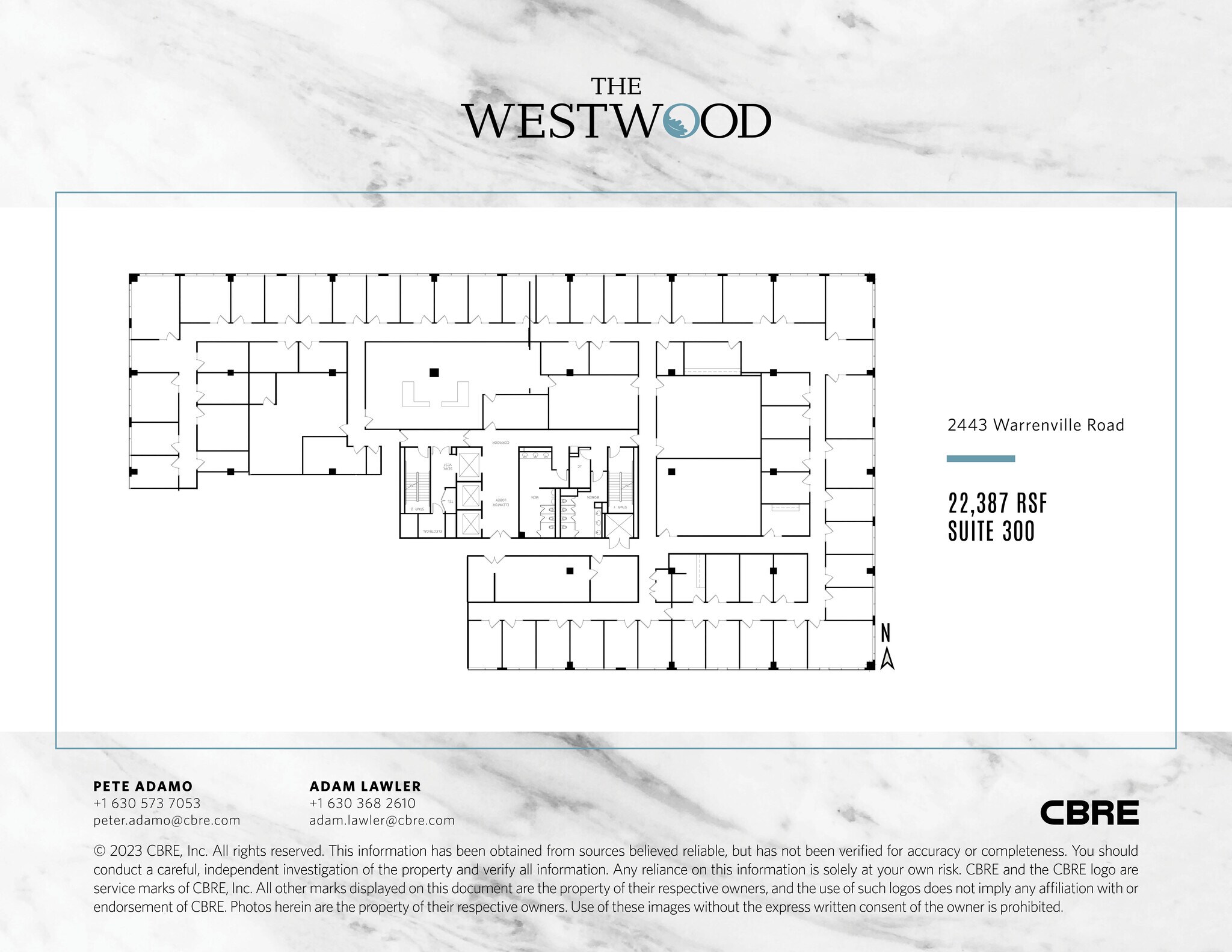 2443 Warrenville Rd, Lisle, IL for lease Floor Plan- Image 1 of 1