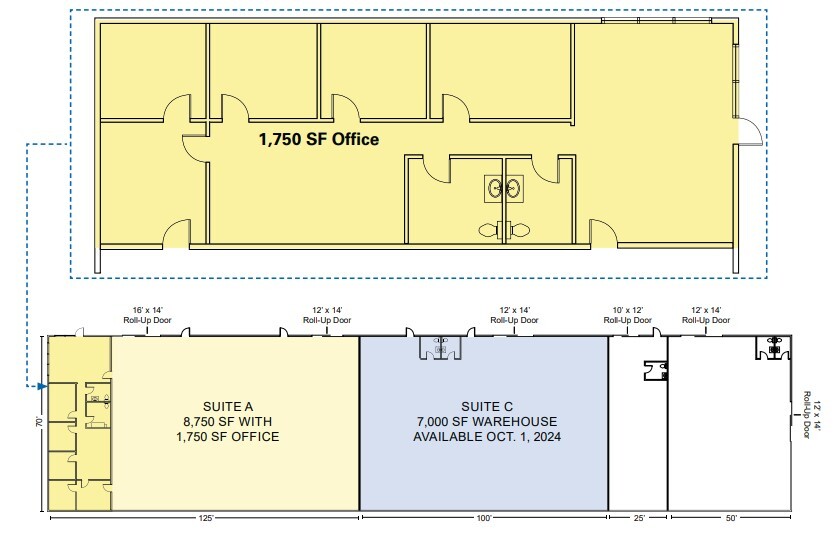 11374 Amalgam Way, Rancho Cordova, CA for lease Floor Plan- Image 1 of 1