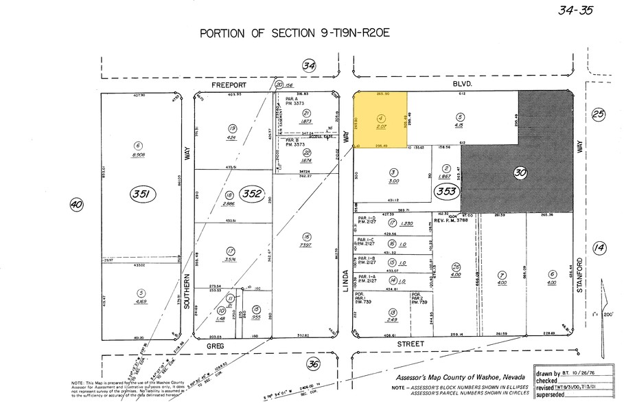 395 Freeport Blvd, Sparks, NV for lease - Plat Map - Image 2 of 6