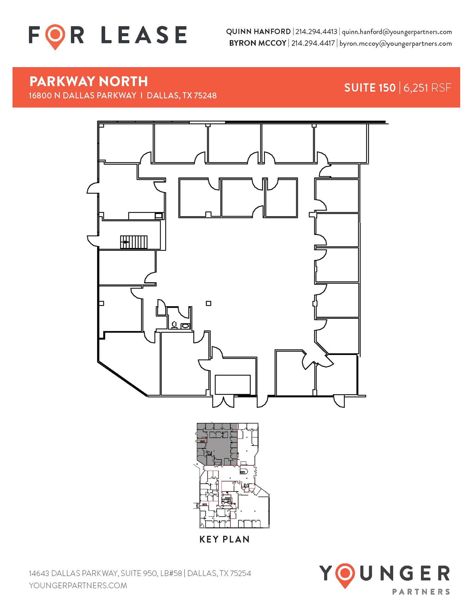 16800 N Dallas Pky, Dallas, TX for lease Floor Plan- Image 1 of 1